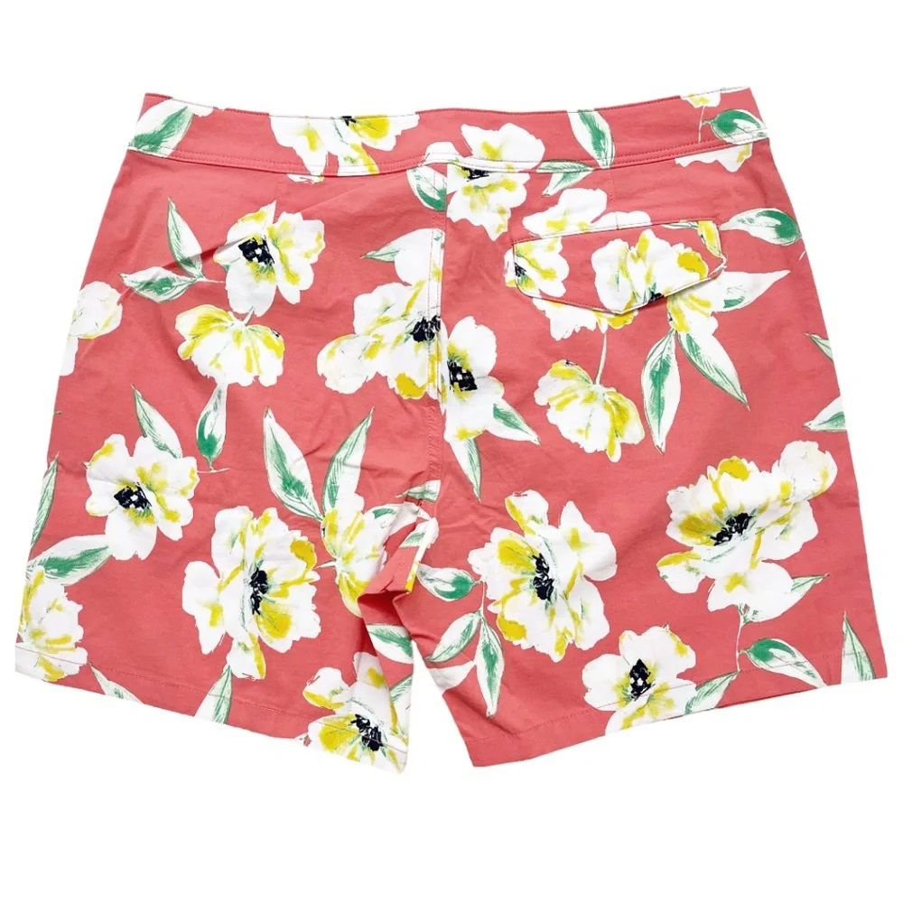 J. Crew Men’s 7” Stretch Breaker Board Short 34 Floral Print